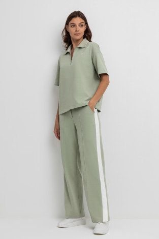 Брюки женские для мам, артикул: ЕВТ 4083, цвет: хаки