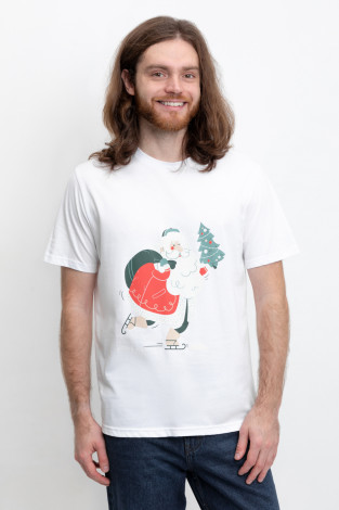 Футболки мужские, артикул: Е 3077, цвет: белый