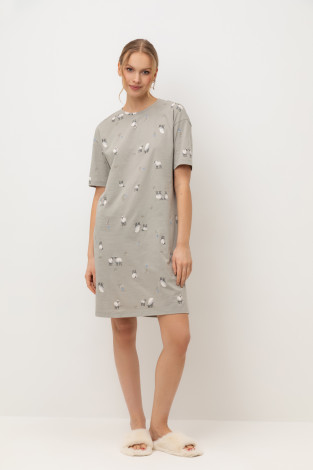 Сорочки ночные женские для мам, артикул: Е 10059, цвет: хаки