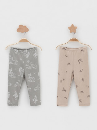 Брюки для новорожденных, артикул: К 400785-2уп, цвет: хаки