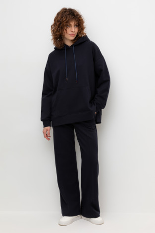 Брюки женские для мам, артикул: ЕВТ 4052/24, цвет: синий