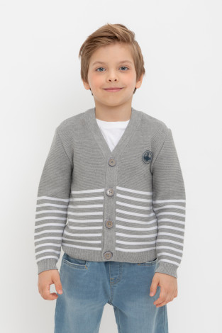 Жакет для мальчика, артикул: КВ 30153, цвет: серый