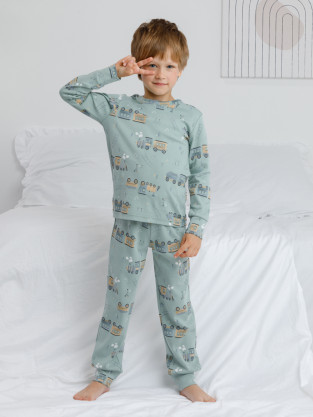 Пижама для мальчика, артикул: К 1552, цвет: голубой