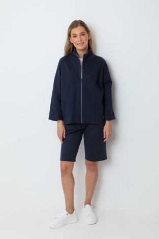 Шорты женские для мам, артикул: ЕВТ 4038/24, цвет: синий