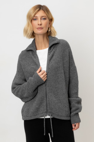 Жакеты, куртки женские для мам, артикул: ЕВ 30184/ш, цвет: темно-серый