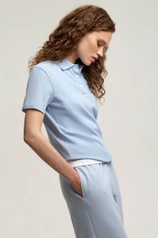 Джемперы женские для мам, артикул: ЕВТ 3275, цвет: голубой