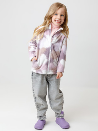 Куртка для девочки, артикул: ФЛ 34025/н/42 ГР, цвет: розовый