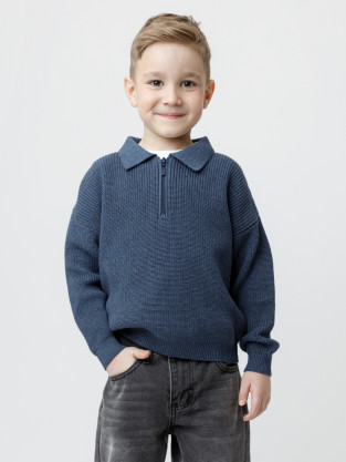 Джемпер для мальчика, артикул: КВ 30175, цвет: синий