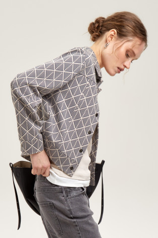 Жакеты, куртки женские для мам, артикул: ЕВТ 3277, цвет: бежевый