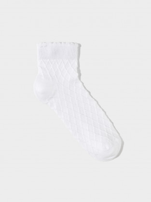 Носки для девочки, артикул: К 9689/1 АТ, цвет: белый