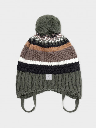 Шапка для мальчика, артикул: КВ 20417/ш, цвет: зеленый
