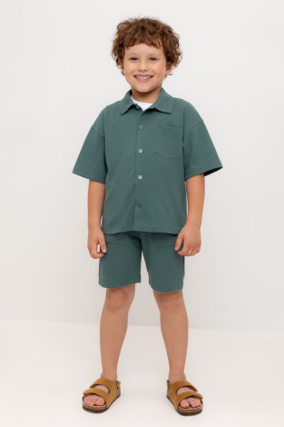 Шорты для мальчика, артикул: КР 400814, цвет: зеленый