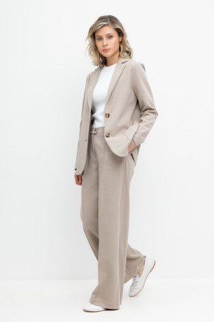 Брюки женские для мам, артикул: ЕВТ 4099, цвет: бежевый