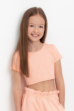Футболка для девочки, артикул: КР 302049, цвет: розовый