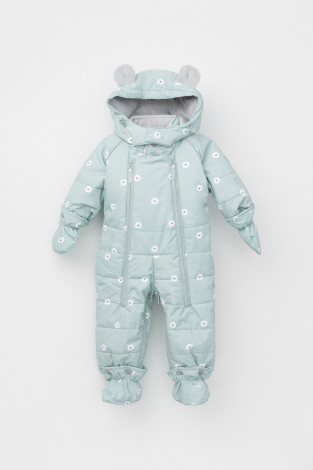 Комбинезоны утепленные для девочки, артикул: ВК 60094/н/1 УЗГ, цвет: голубой