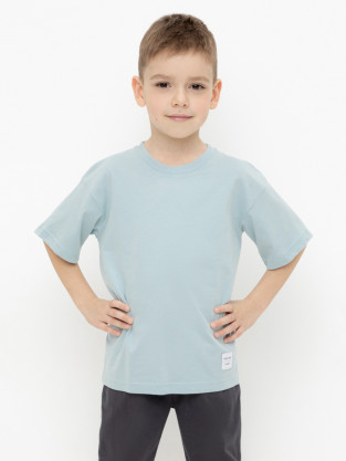 Футболка для мальчика, артикул: КР 302401, цвет: голубой