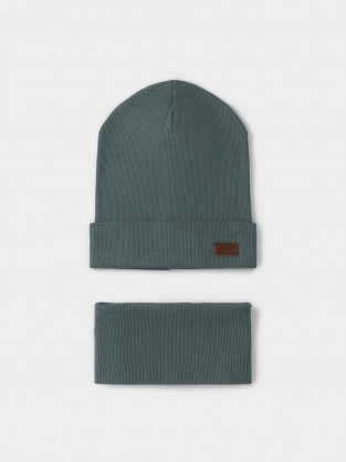 Шапка для мальчика, артикул: К 8149, цвет: зеленый