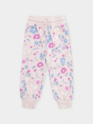 Брюки для девочки, артикул: КР 400925, цвет: светло-бежевый