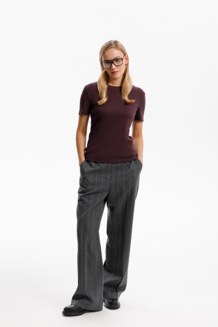 Брюки женские для мам, артикул: ЕТ 40017, цвет: серый