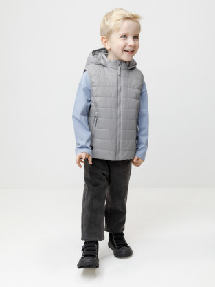 Жилеты для мальчика, артикул: ВК 35021/2 ГР, цвет: серый
