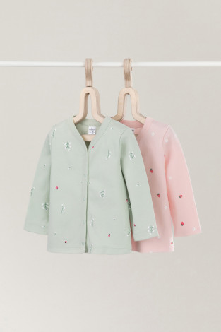 Кофточка для новорожденных, артикул: К 300450-2уп, цвет: зеленый