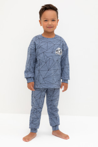 Пижама для мальчика, артикул: К 1581, цвет: голубой