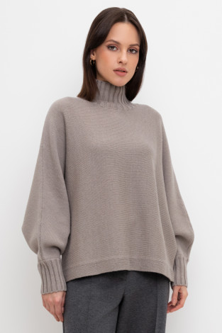 Джемперы женские для мам, артикул: ЕВ 30140/24ш, цвет: светло-серый5