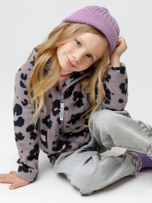 Куртка для девочки, артикул: ФЛ 34025/н/43 ГР, цвет: розовый