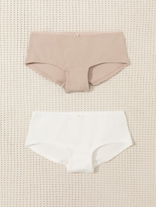 Трусы для девочки, артикул: К 1964-2уп, цвет: бежевый