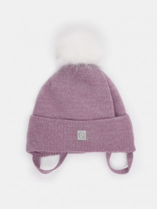 Шапка для девочки, артикул: КВ 20395/ш, цвет: розовый