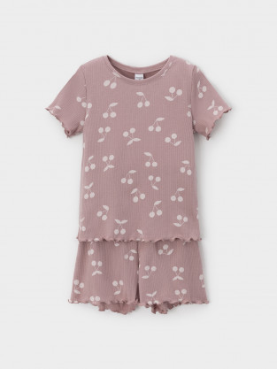 Пижама для девочки, артикул: К 1652, цвет: розовый