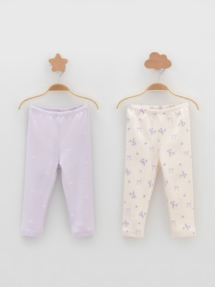 Брюки для новорожденных, артикул: К 400785-2уп, цвет: фиолетовый
