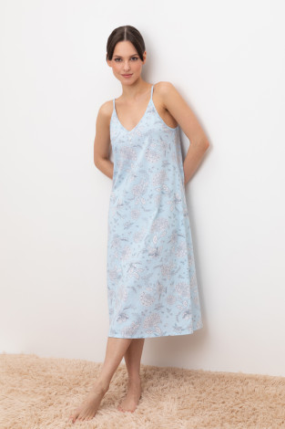 Сорочки ночные женские для мам, артикул: Е 10002, цвет: голубой