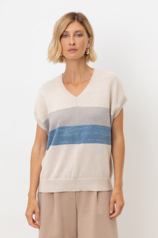 Джемперы женские для мам, артикул: ЕВ 30213, цвет: светло-бежевый