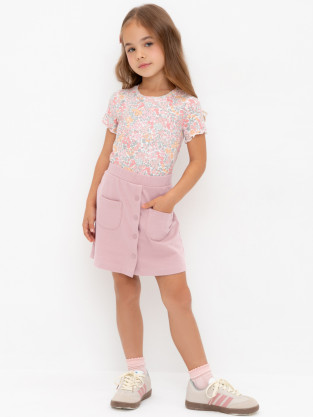 Юбка для девочки, артикул: КР 7146, цвет: розовый