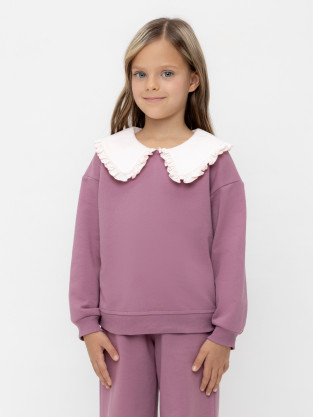 Свитшоты для девочки, артикул: КР 302709, цвет: бордовый