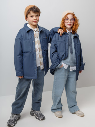 Куртки для мальчика, артикул: ВК 30151/3 ГР, цвет: синий