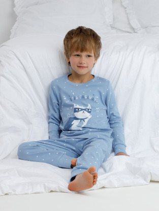 Пижама для мальчика, артикул: К 1621, цвет: голубой