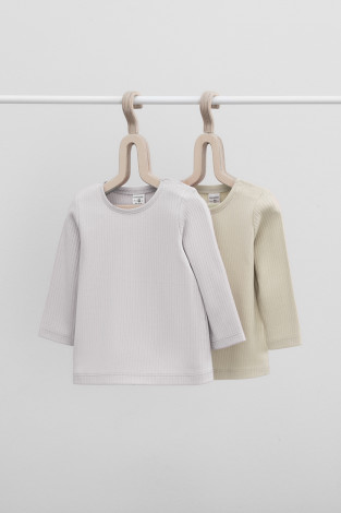 Джемпер для новорожденных, артикул: К 302520-2уп, цвет: серый