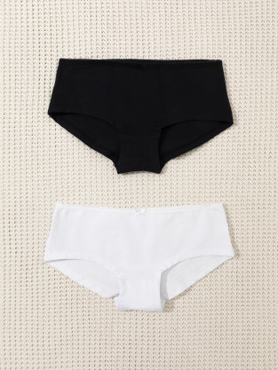 Трусы для девочки, артикул: К 1964-2уп, цвет: белый