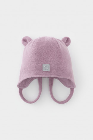 Шапка для девочки, артикул: ФЛ 80012/25/1 ГР, цвет: розовый