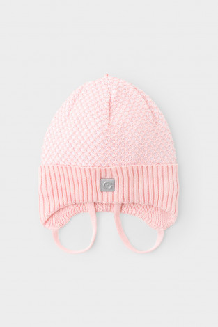 Шапка для девочки, артикул: КВ 20360, цвет: розовый