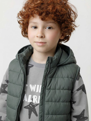 Жилеты для мальчика, артикул: ВК 35021/3 ГР, цвет: зеленый