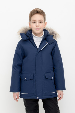 Куртки для мальчика, артикул: ВК 36103/4 ГР (122-158), цвет: синий