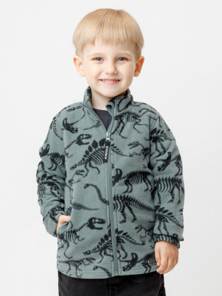 Куртка для мальчика, артикул: ФЛ 34025-1/н/49 ГР, цвет: хаки