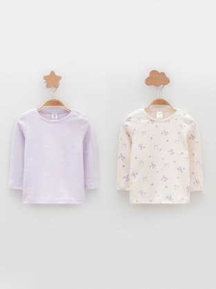 Джемпер для новорожденных, артикул: К 301944-2уп, цвет: фиолетовый