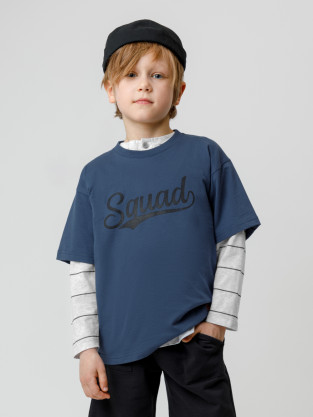 Футболка для мальчика, артикул: КР 302793, цвет: синий