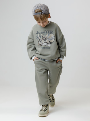 Брюки для мальчика, артикул: КР 400857, цвет: хаки