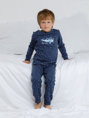Пижама для мальчика, артикул: К 1621, цвет: синий