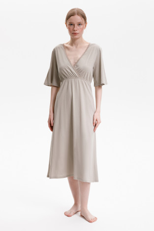 Сорочки ночные женские для мам, артикул: Е 10055, цвет: хаки